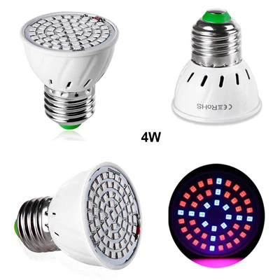 4W Led svetilka za rast
