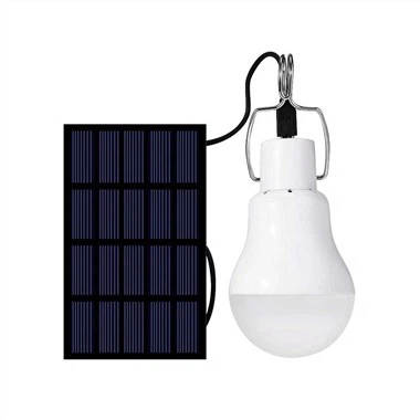 Solar Panel Powered Rechargeable Light Bulbs For Shed