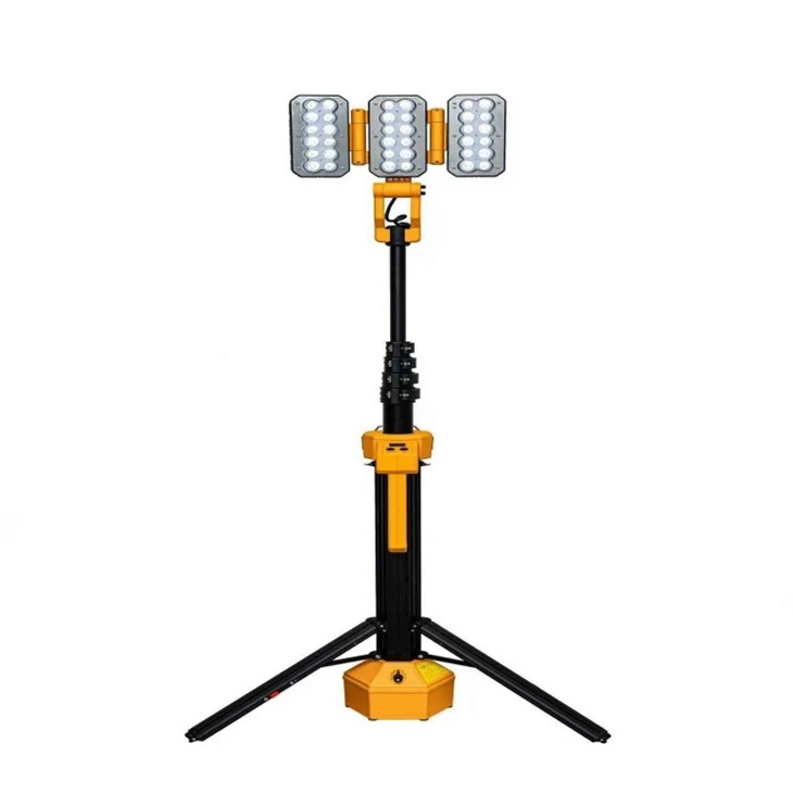 20000 Lumens Rechargeable Light Tower 100w