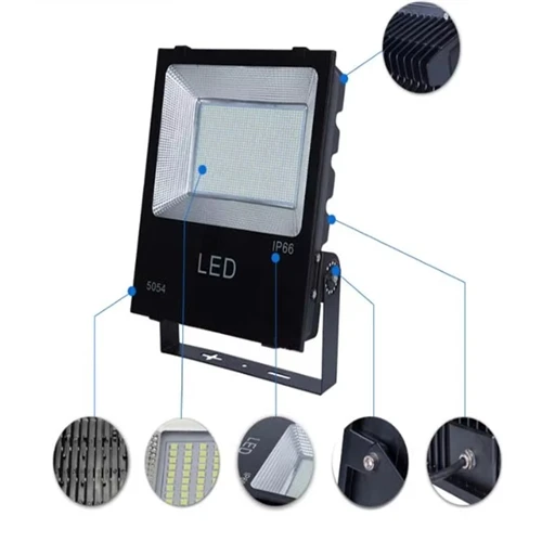 LED reflektor s čipom SMD – rešitve za osvetlitev dvorišč, parkirišč in tovarn