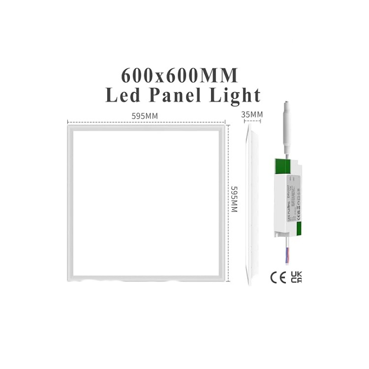 Led Flat Panel Light 220—277V 5600K