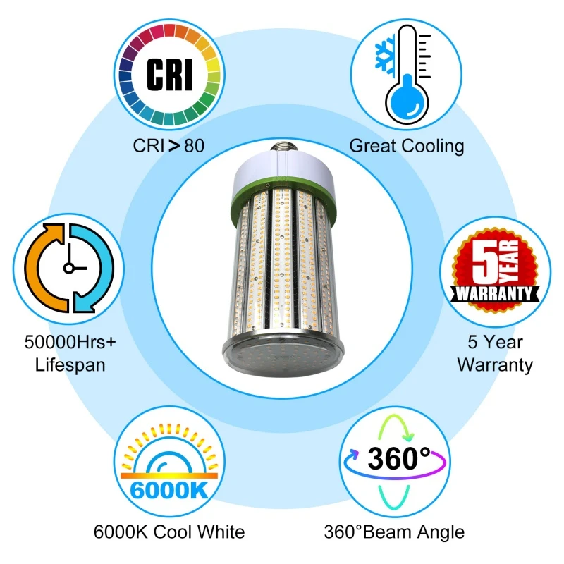 E39 E40 LED Corn Bulb Outdoor Street Light